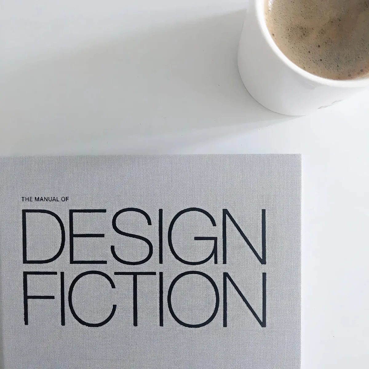 A photo from or of the book The Manual of Design Fiction (Hardcover) by Julian Bleecker